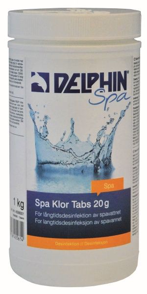 Delphin Spa Klor Tabs 20g